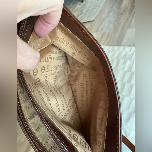 Etienne Aigner “Salerno Patchwork Collection” Leather Bag - Picture 7 of 11